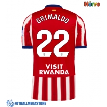 Fotballdrakt Herre Atletico Madrid Alejandro Grimaldo #22 Hjemmedrakt 2026-27 Kortermet